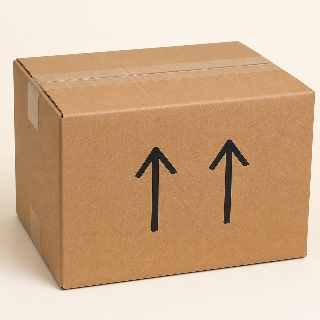 Box with this-way-up arrows